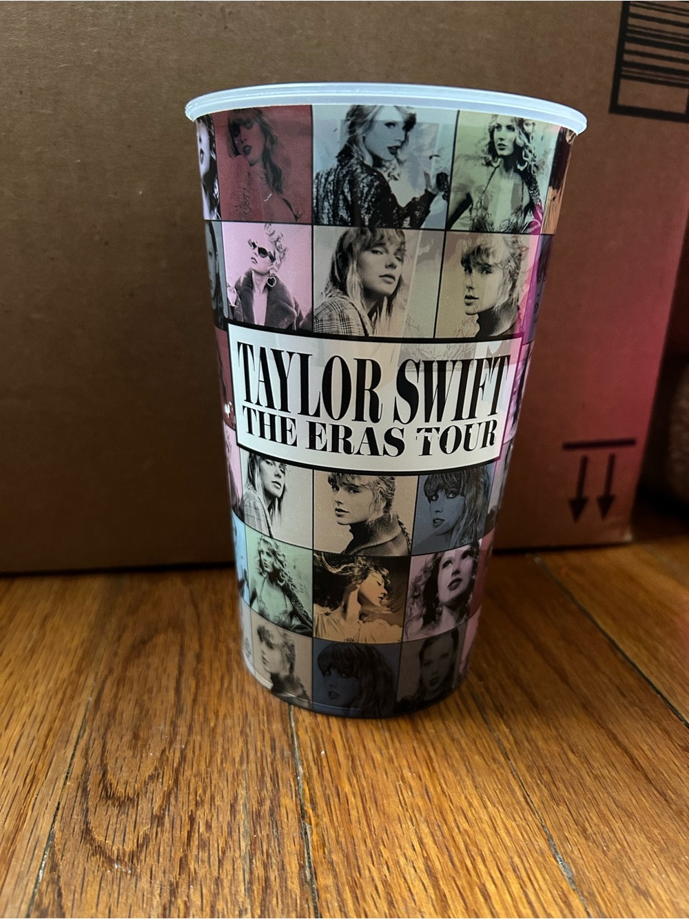 Taylor Swift ERAS TOUR Photo Collage CINEMARK Reusable Collectors Cup